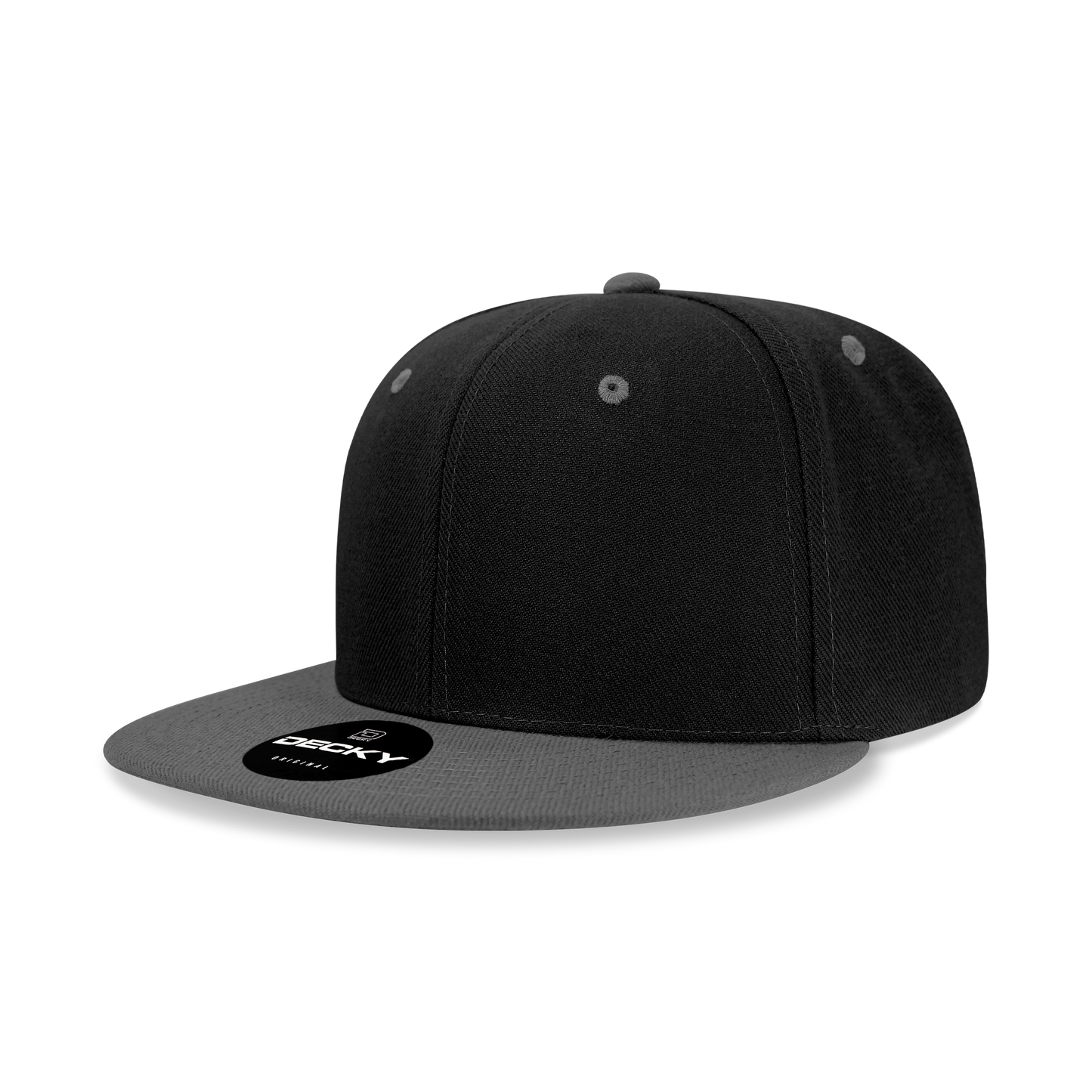 Decky 6020 Snapback Cap - 100% Acrylic, Structured