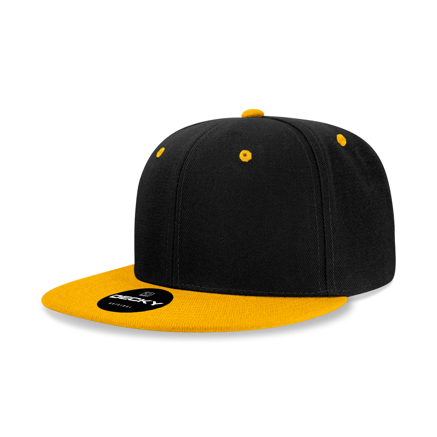 Decky 6020 Snapback Cap - 100% Acrylic, Structured