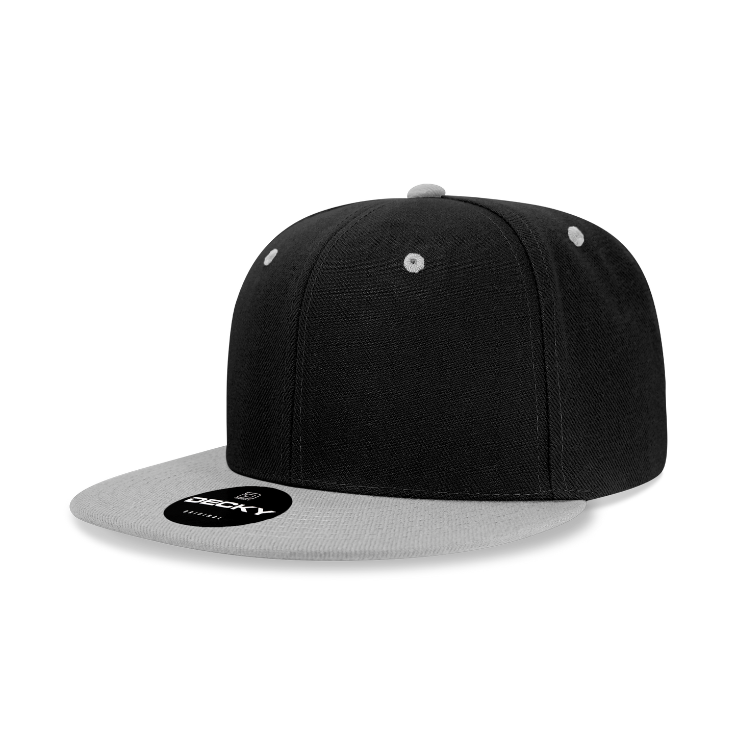 Decky 6020 Snapback Cap - 100% Acrylic, Structured
