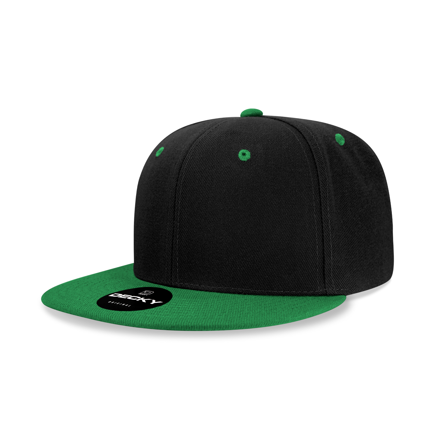 Decky 6020 Snapback Cap - 100% Acrylic, Structured