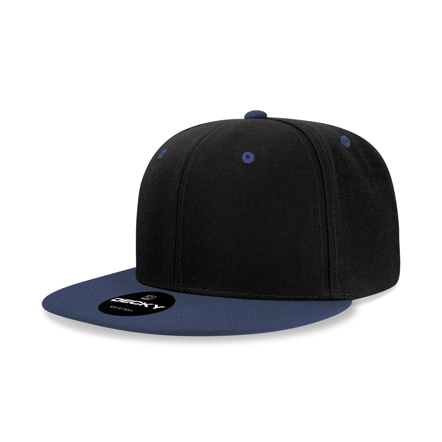 Decky 6020 Snapback Cap - 100% Acrylic, Structured