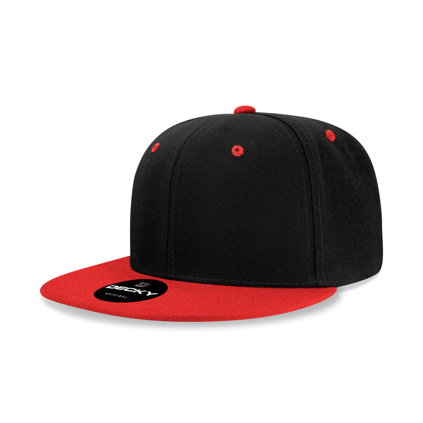 Decky 6020 Snapback Cap - 100% Acrylic, Structured