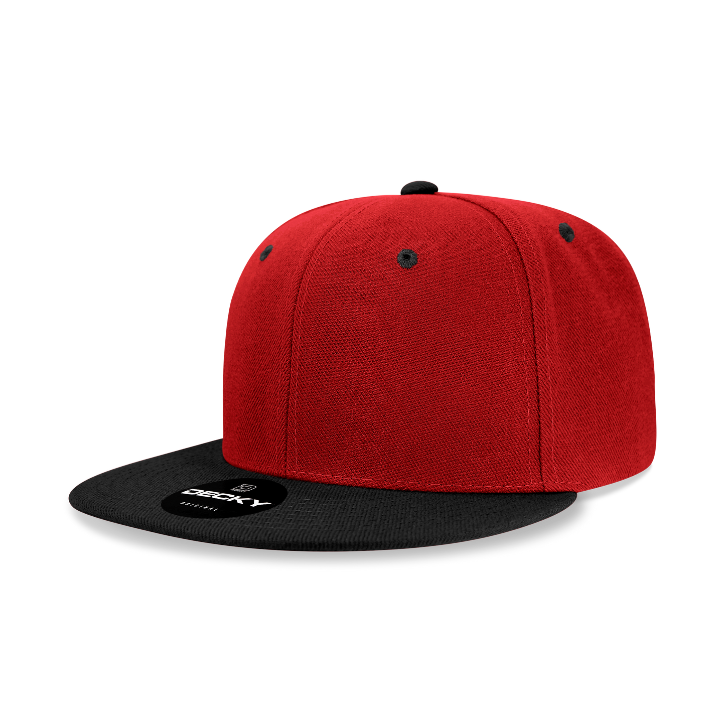 Decky 6020 Snapback Cap - 100% Acrylic, Structured
