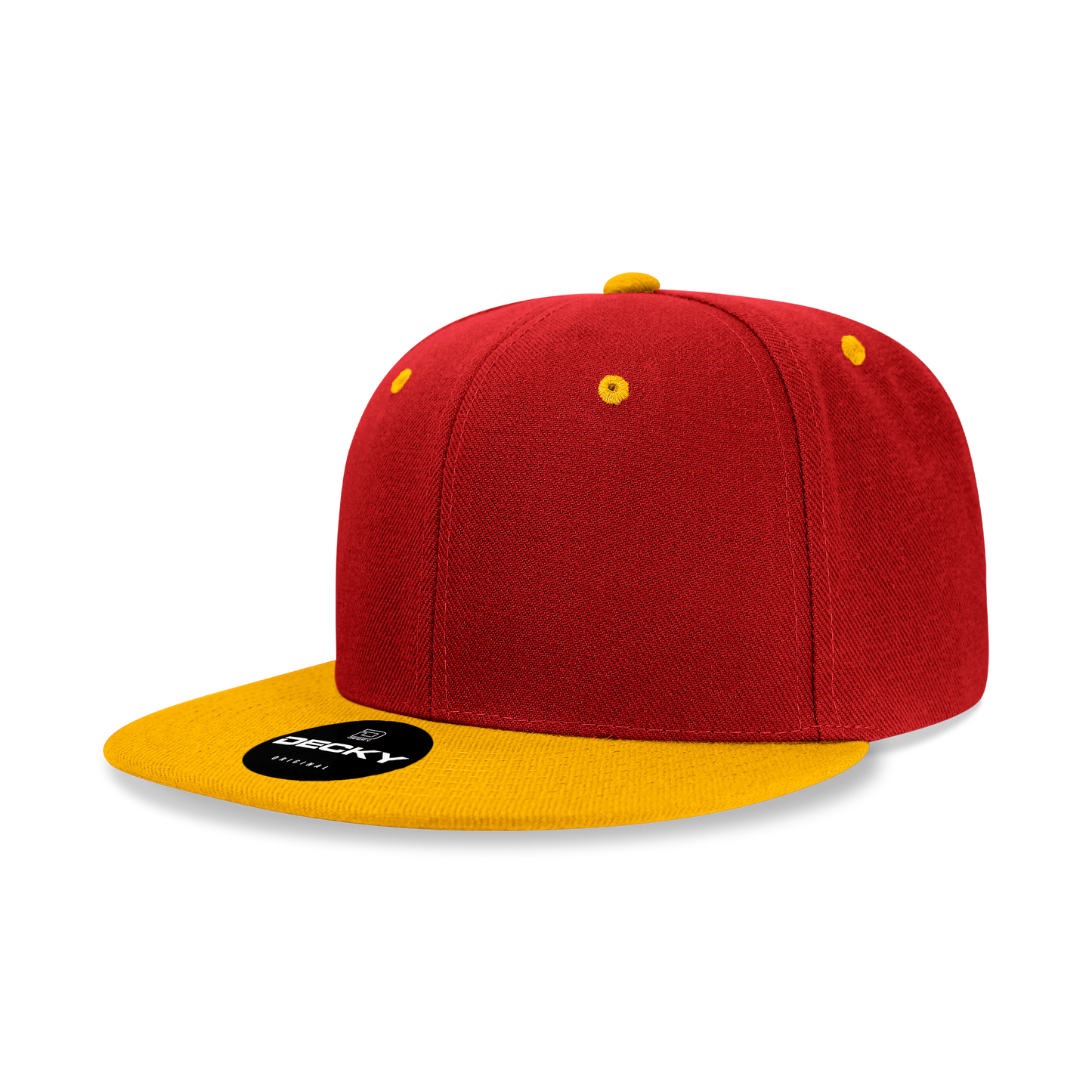 Decky 6020 Snapback Cap - 100% Acrylic, Structured