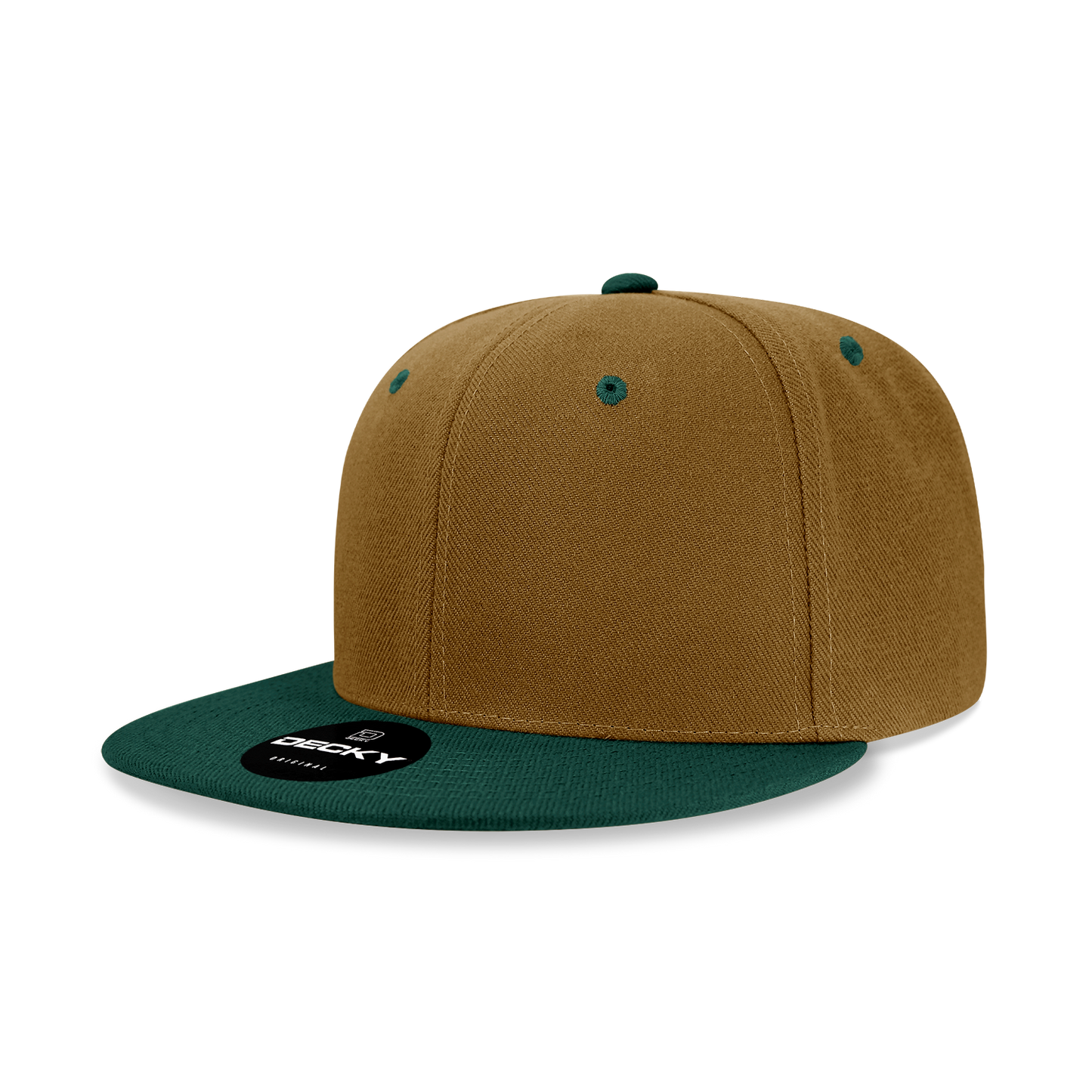Decky 6020 Snapback Cap - 100% Acrylic, Structured