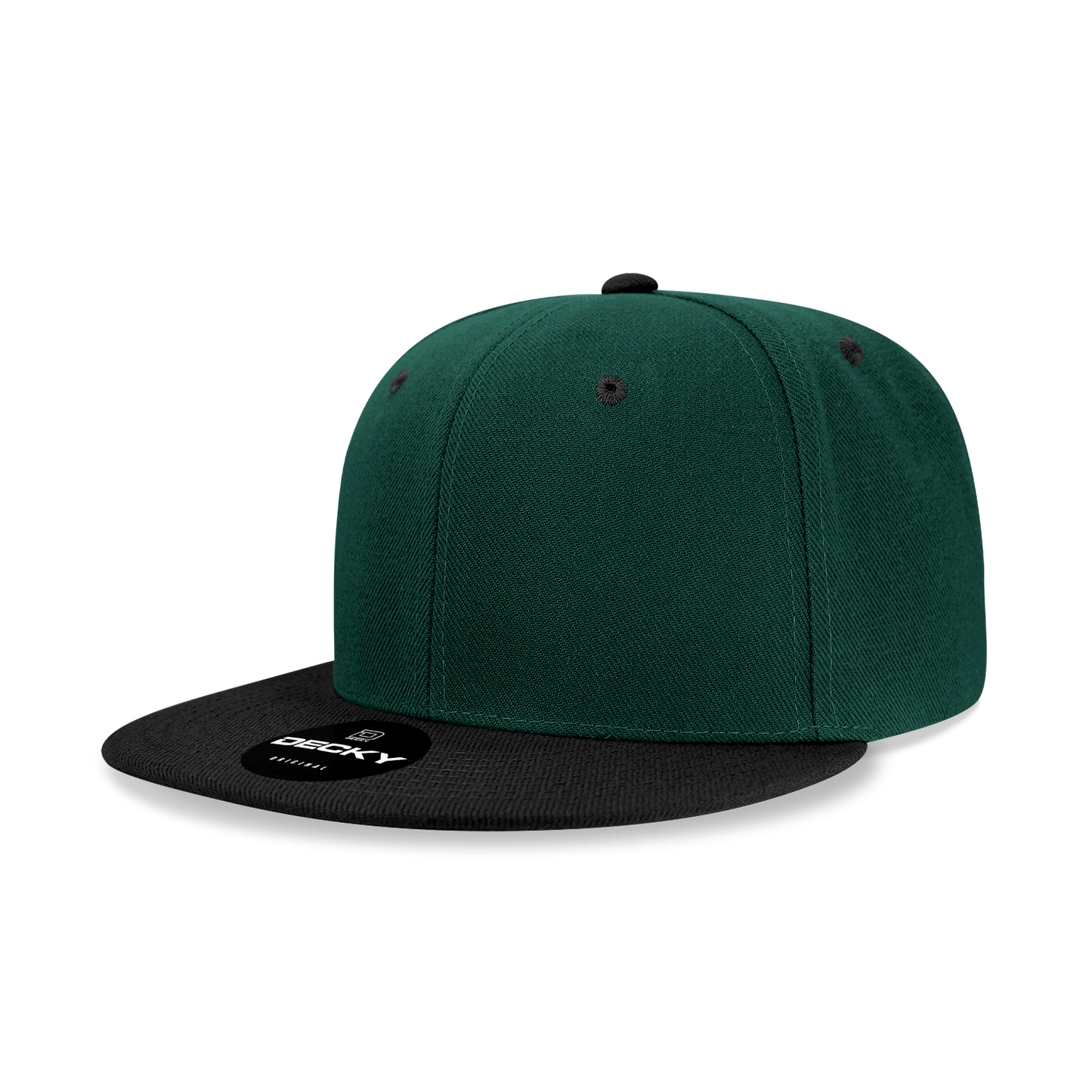 Decky 6020 Snapback Cap - 100% Acrylic, Structured
