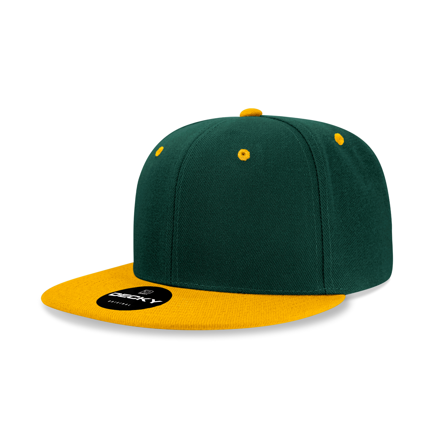 Decky 6020 Snapback Cap - 100% Acrylic, Structured
