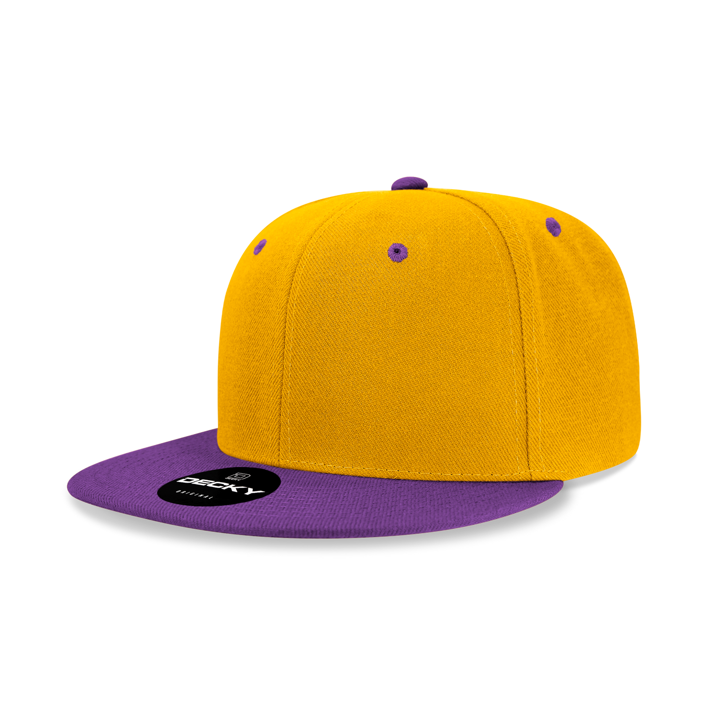 Decky 6020 Snapback Cap - 100% Acrylic, Structured