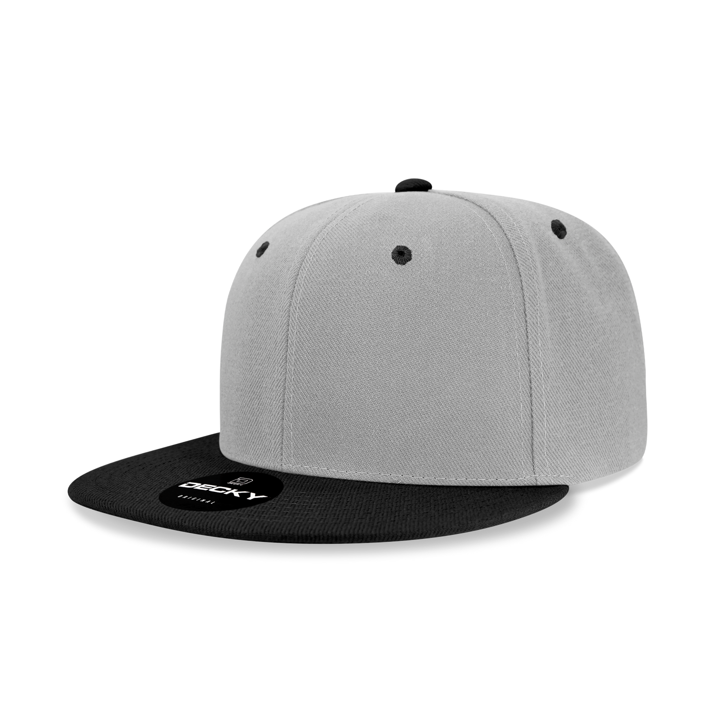 Decky 6020 Snapback Cap - 100% Acrylic, Structured