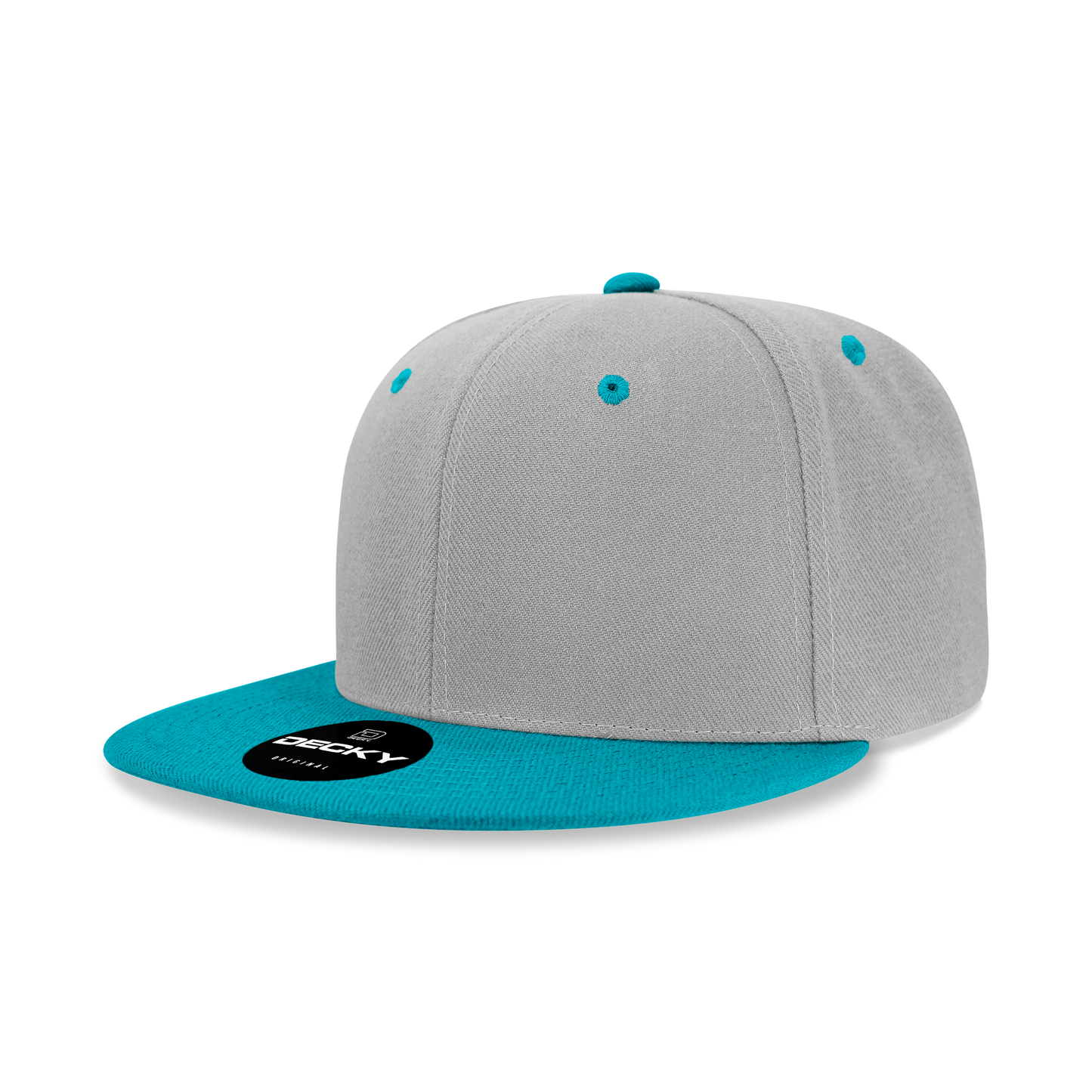 Decky 6020 Snapback Cap - 100% Acrylic, Structured
