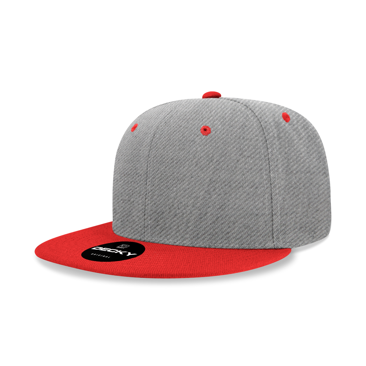 Decky 6020 Snapback Cap - 100% Acrylic, Structured