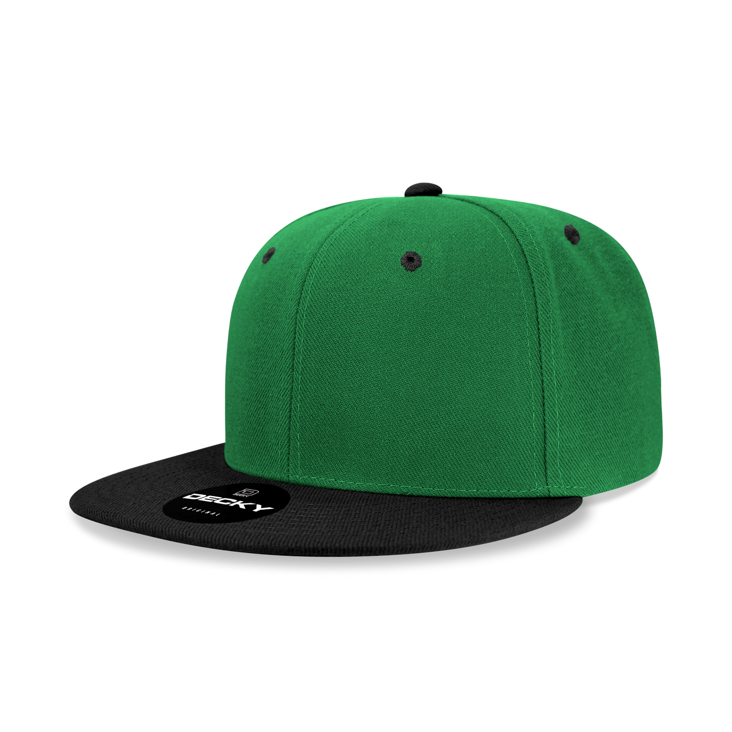 Decky 6020 Snapback Cap - 100% Acrylic, Structured