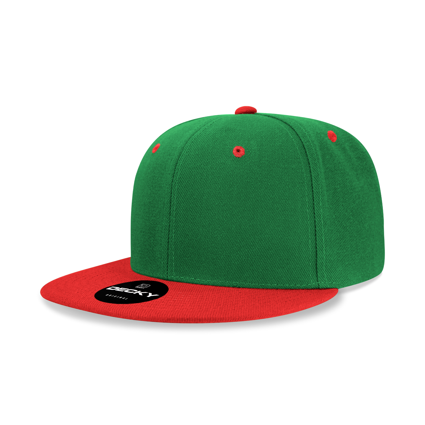 Decky 6020 Snapback Cap - 100% Acrylic, Structured