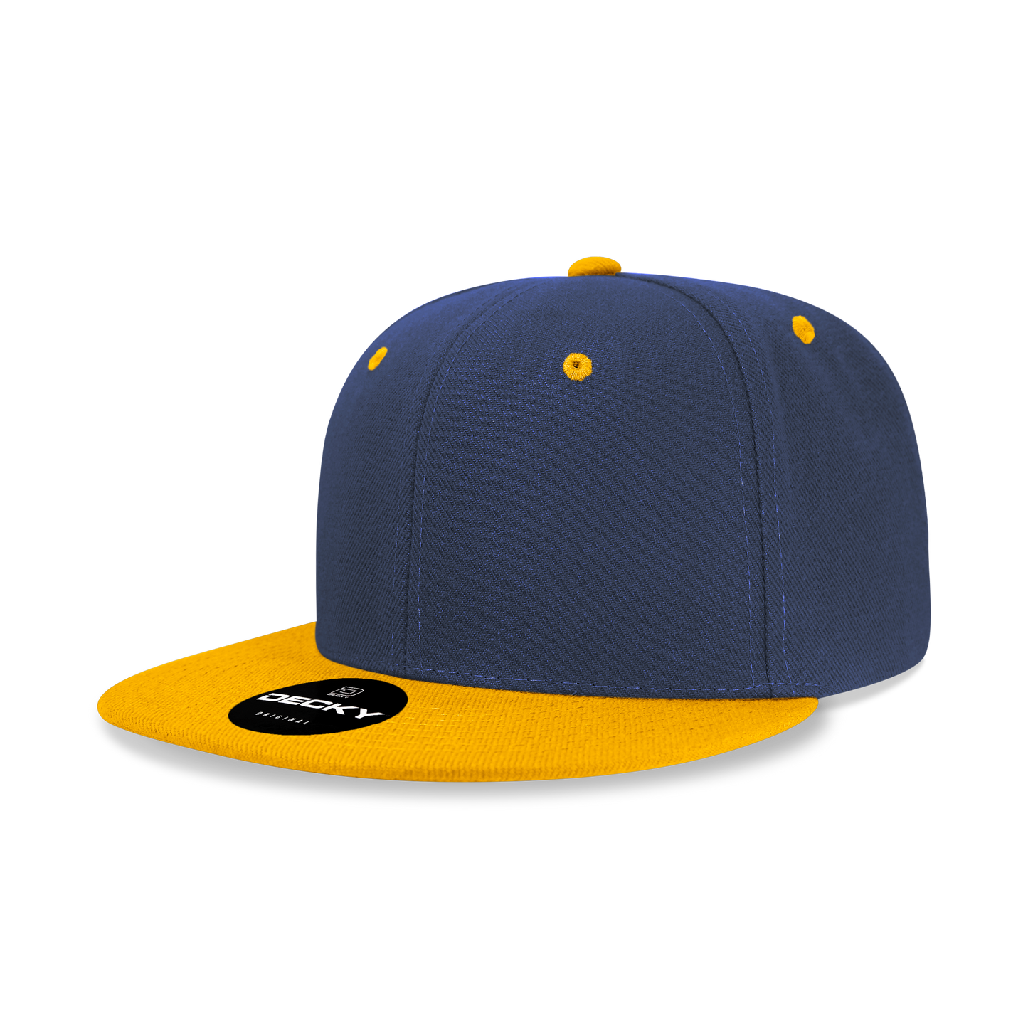 Decky 6020 Snapback Cap - 100% Acrylic, Structured