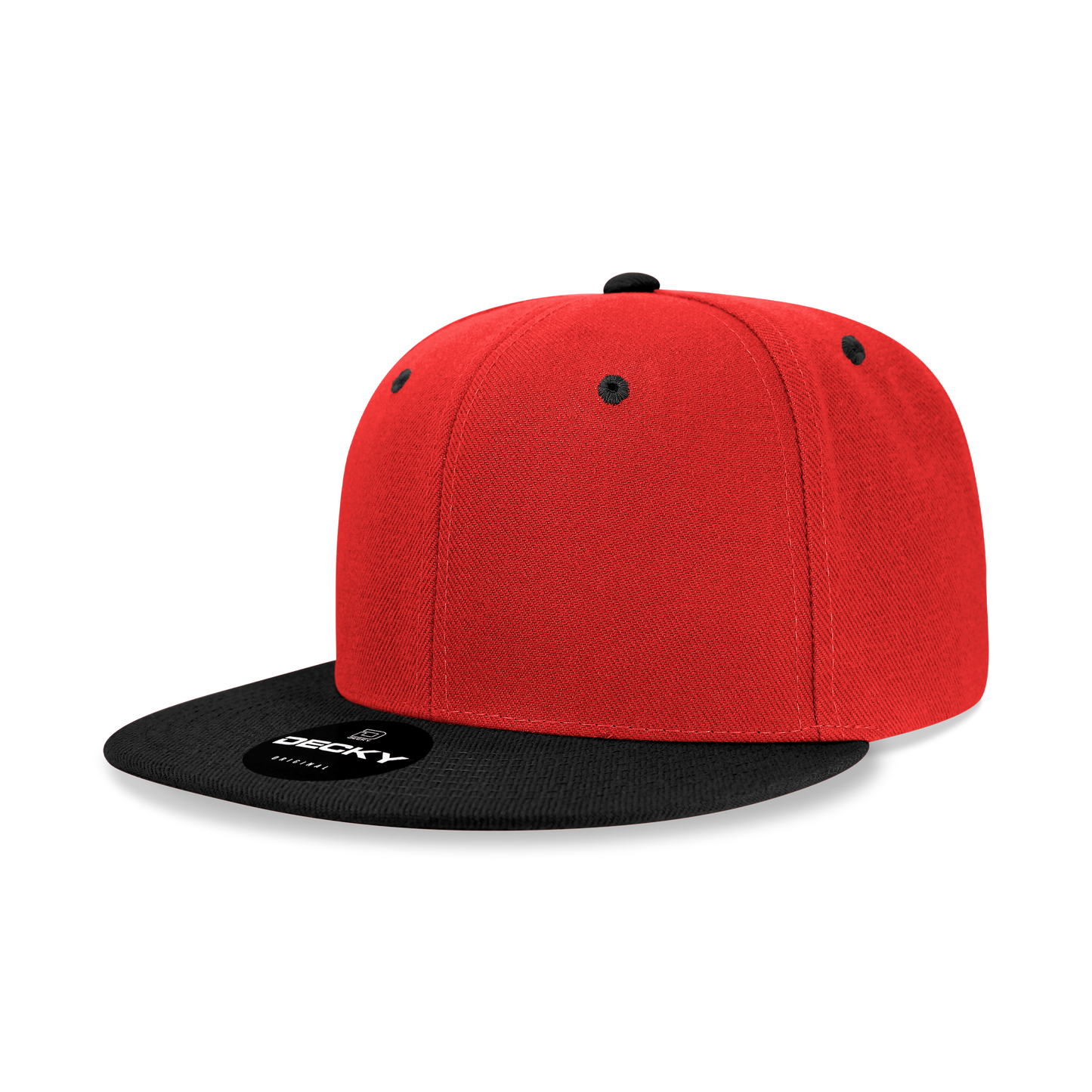 Decky 6020 Snapback Cap - 100% Acrylic, Structured