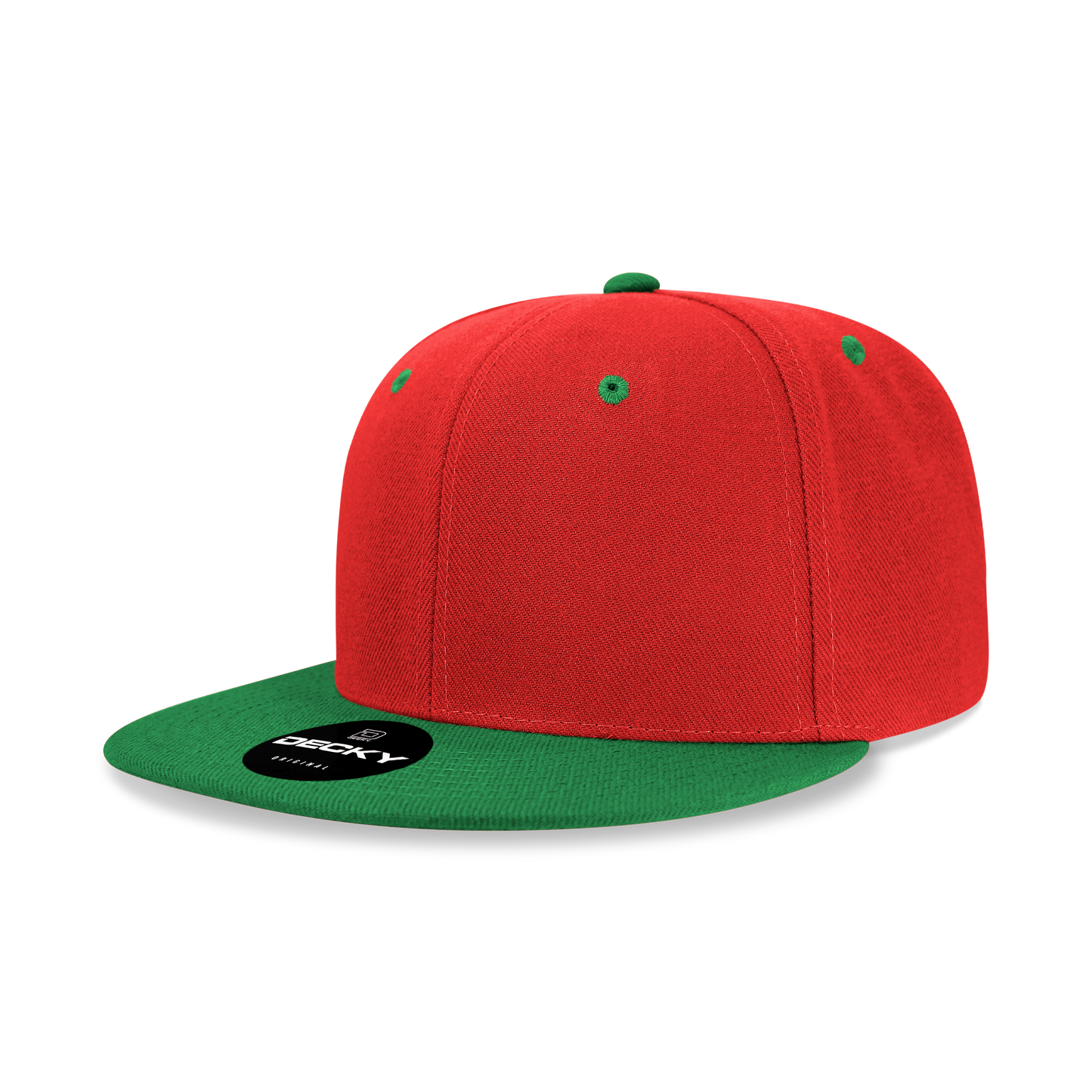 Decky 6020 Snapback Cap - 100% Acrylic, Structured