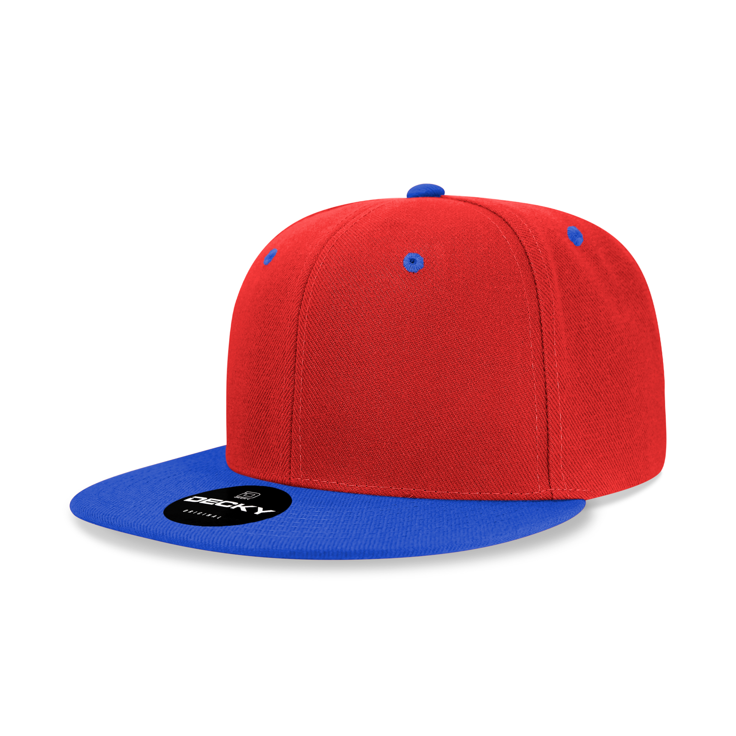 Decky 6020 Snapback Cap - 100% Acrylic, Structured