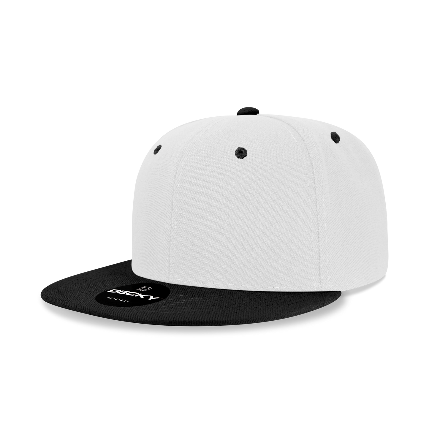 Decky 6020 Snapback Cap - 100% Acrylic, Structured