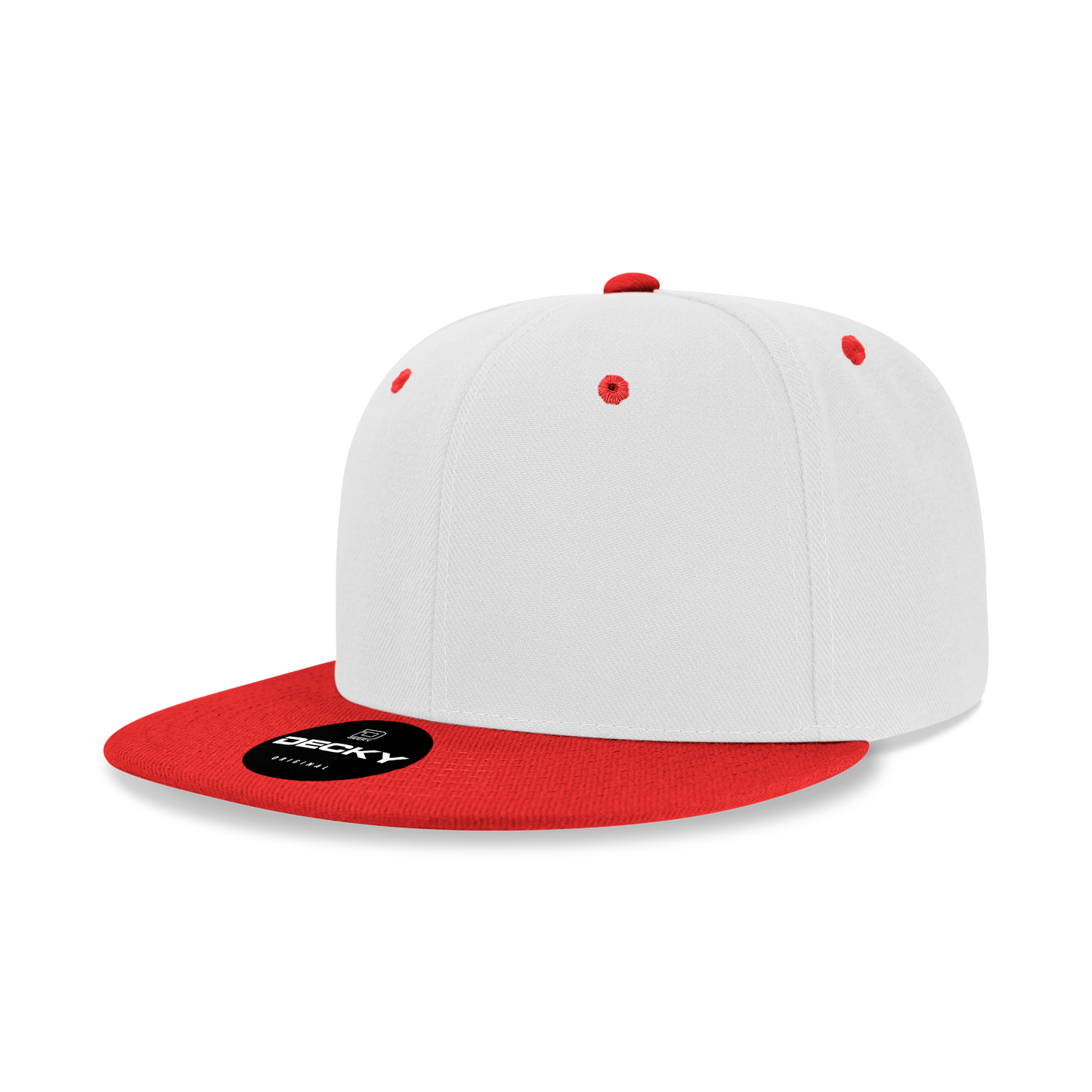 Decky 6020 Snapback Cap - 100% Acrylic, Structured
