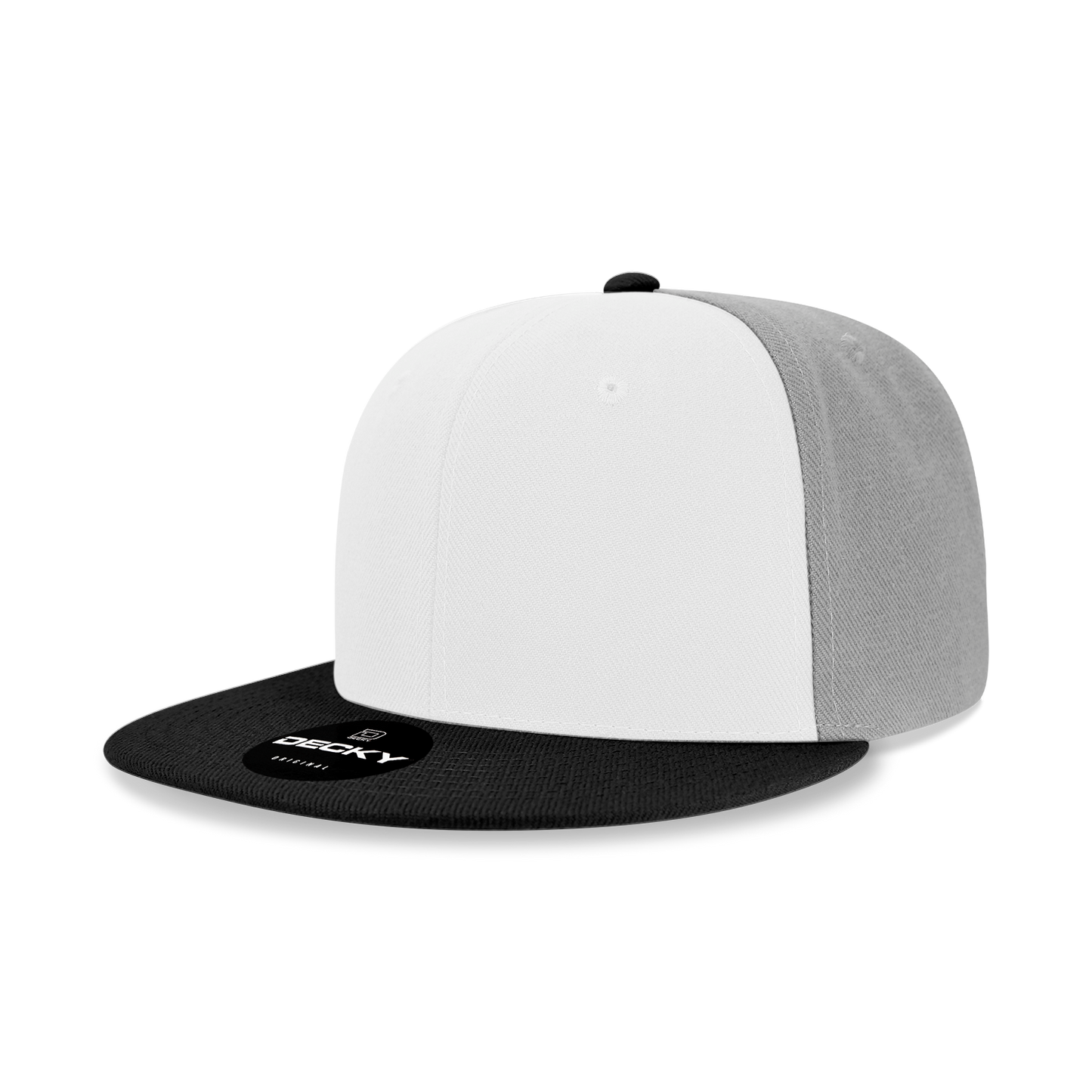 Decky 6020 Snapback Cap - 100% Acrylic, Structured