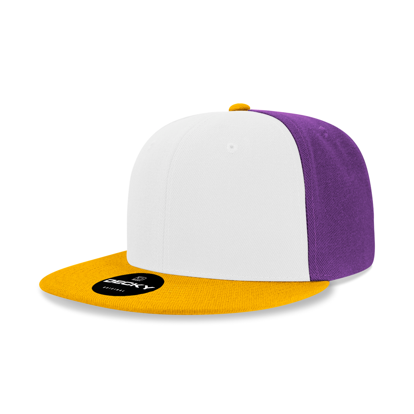 Decky 6020 Snapback Cap - 100% Acrylic, Structured
