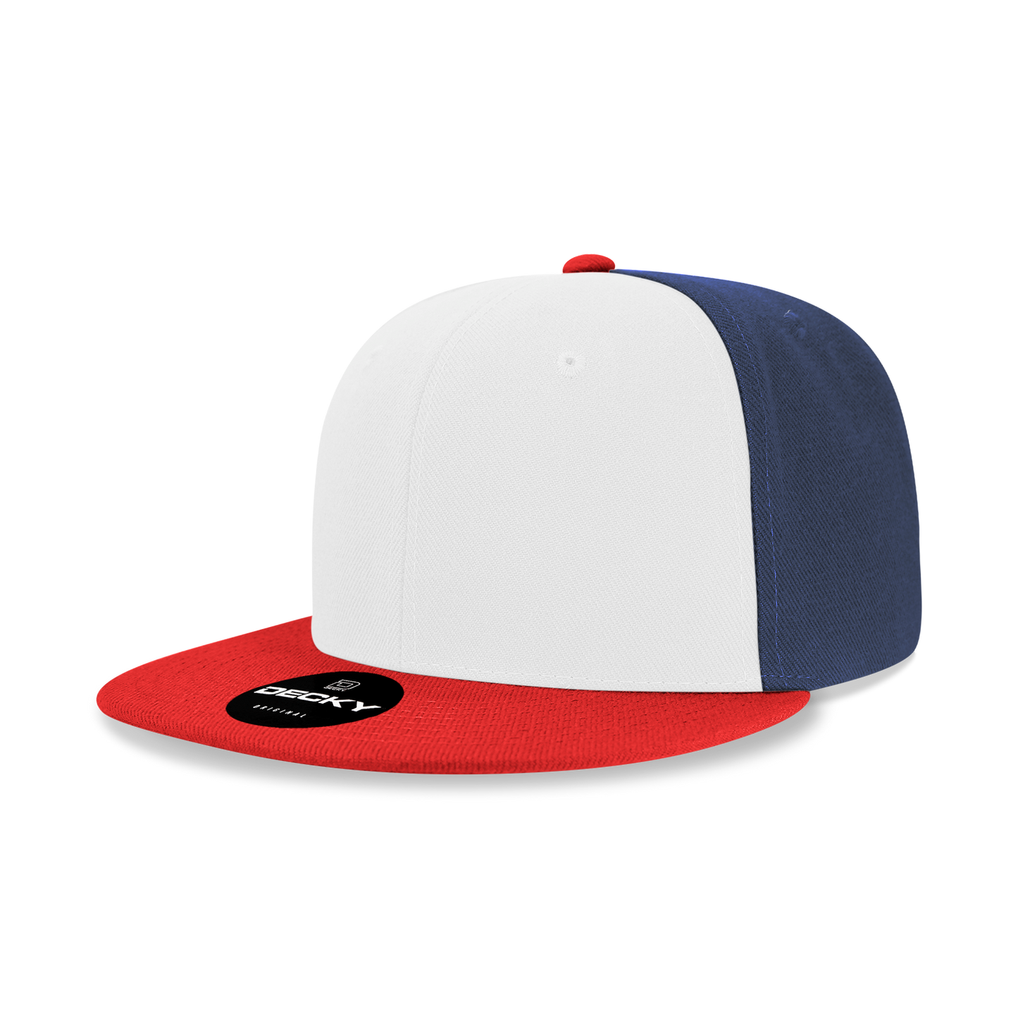 Decky 6020 Snapback Cap - 100% Acrylic, Structured