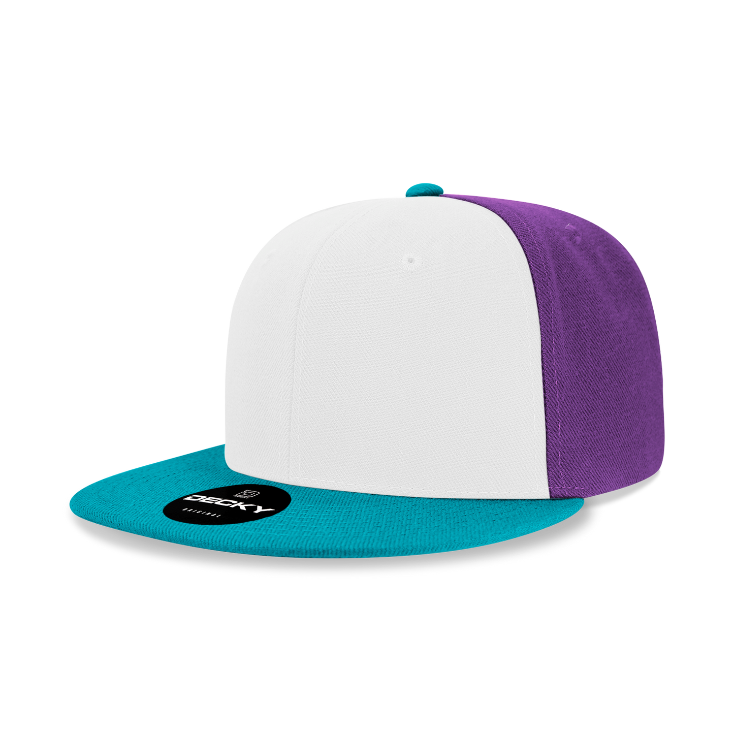 Decky 6020 Snapback Cap - 100% Acrylic, Structured