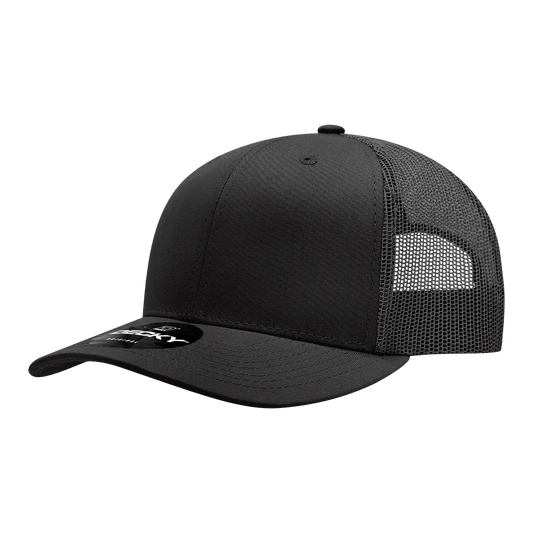 Decky 6021 Trucker Hat - 100% Polyester, Structured