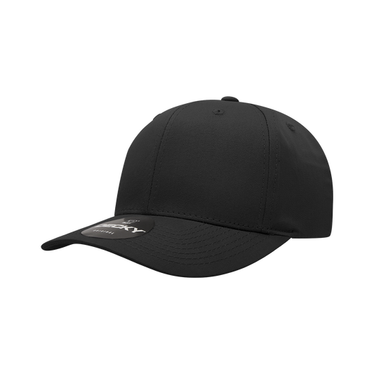 Decky 6022 Snapback Cap - Structured, Curved Brim
