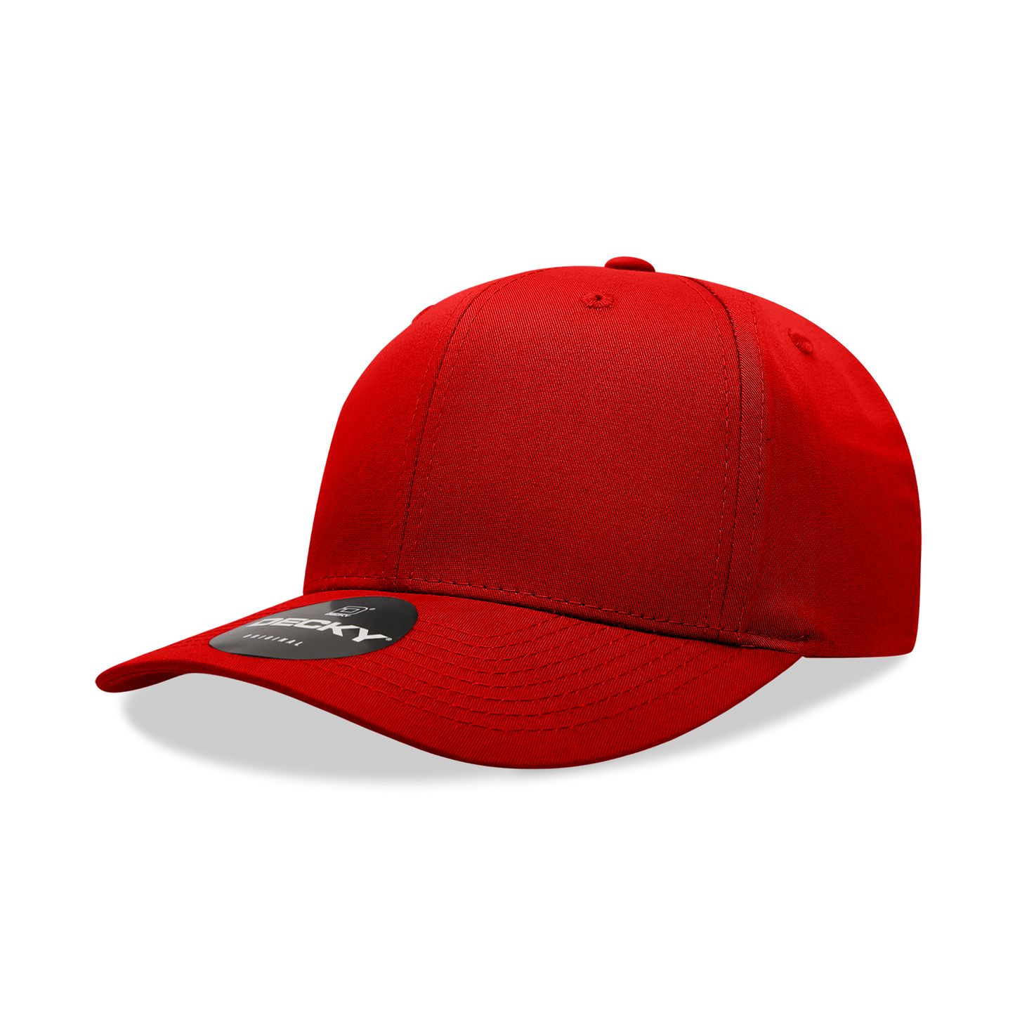 Decky 6022 Snapback Cap - Structured, Curved Brim
