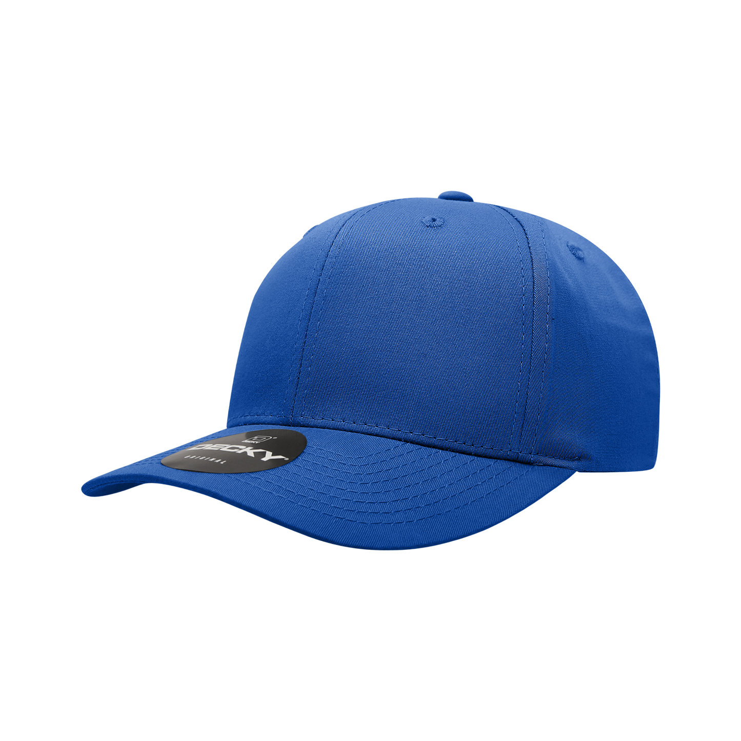 Decky 6022 Snapback Cap - Structured, Curved Brim