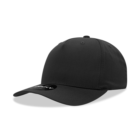 Decky 5 Panel Mid Profile Structured Cotton Blend Cap