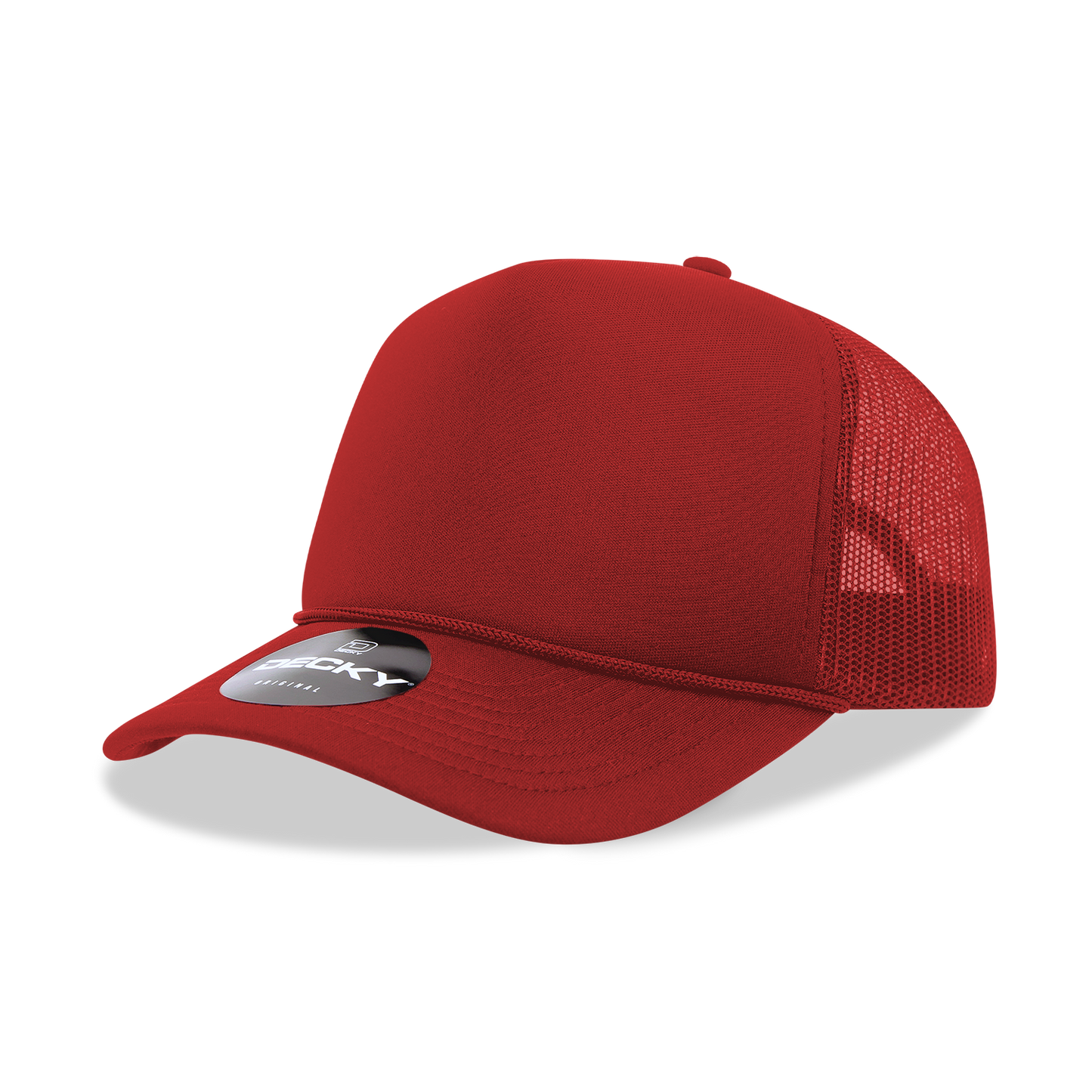 Decky 6025 Trucker Hat - Structured, Curved Brim