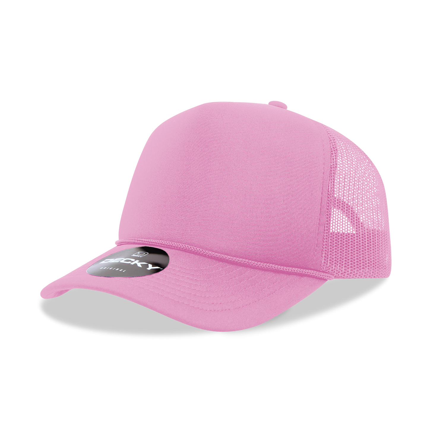 Decky 6025 Trucker Hat - Structured, Curved Brim