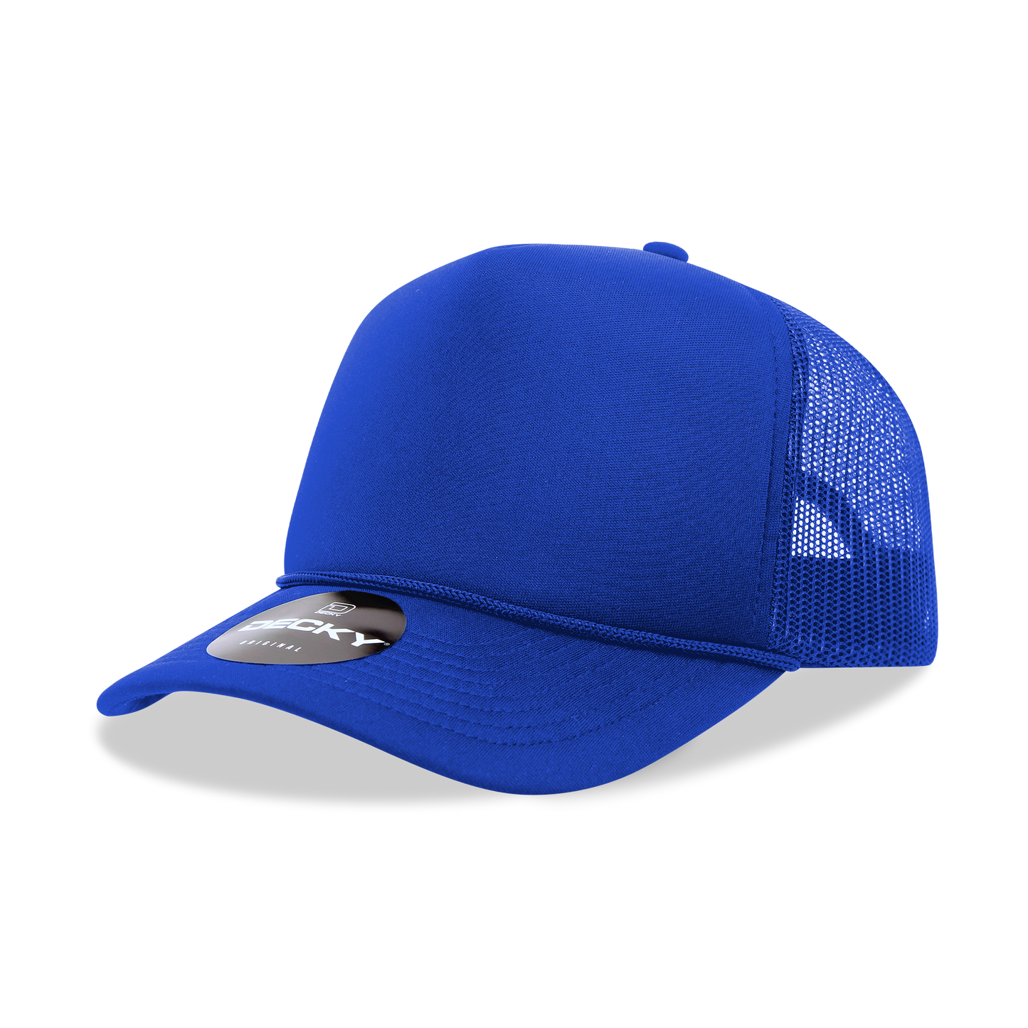 Decky 6025 Trucker Hat - Structured, Curved Brim