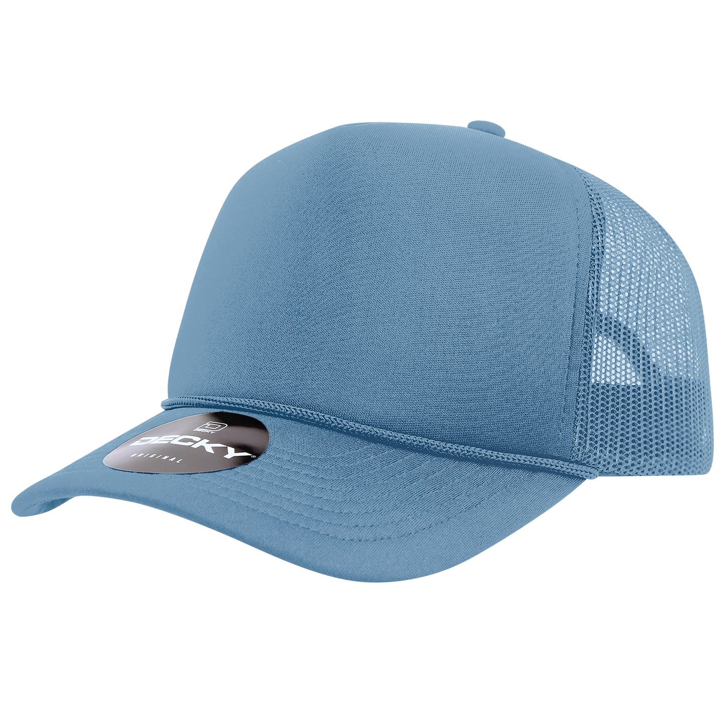 Decky 6025 Trucker Hat - Structured, Curved Brim