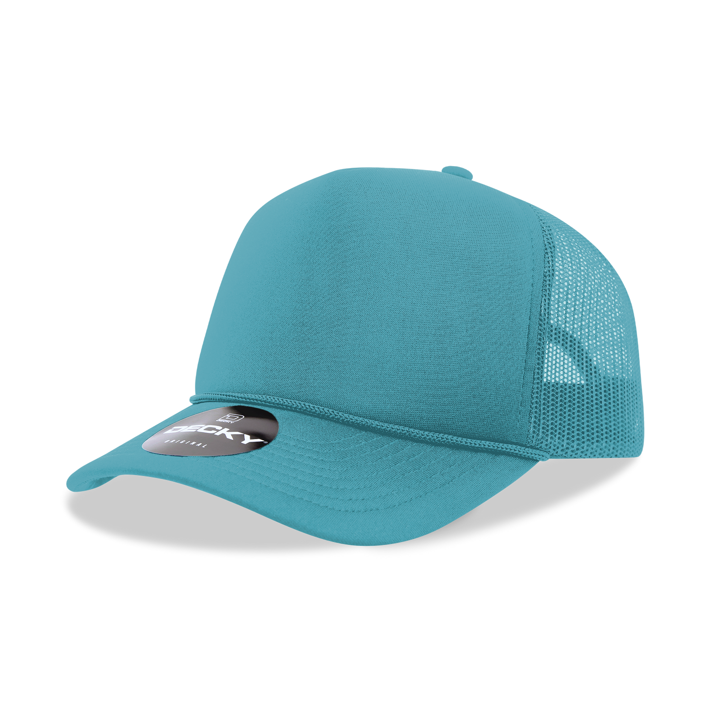 Decky 6025 Trucker Hat - Structured, Curved Brim