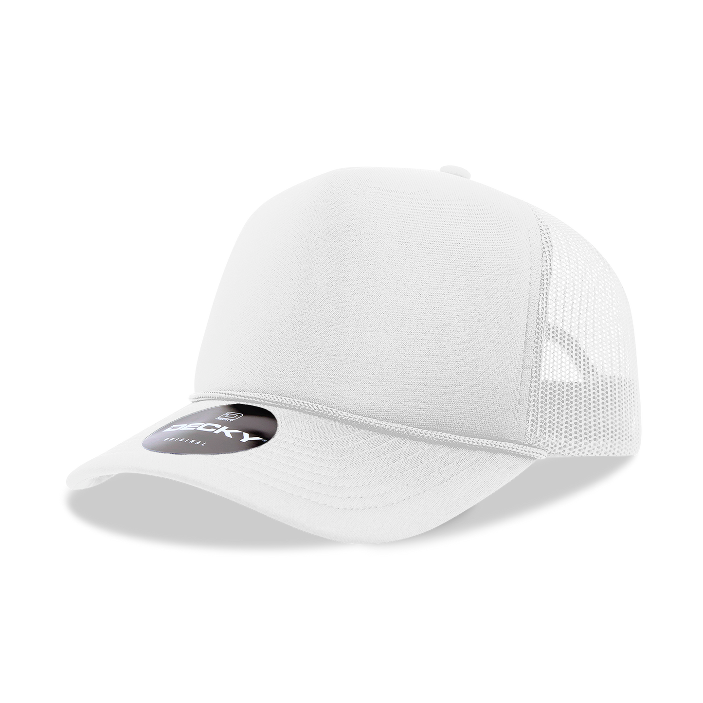 Decky 6025 Trucker Hat - Structured, Curved Brim