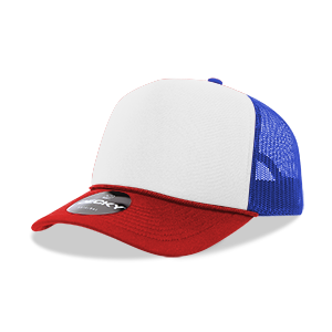 Decky 6025 Trucker Hat - Structured, Curved Brim