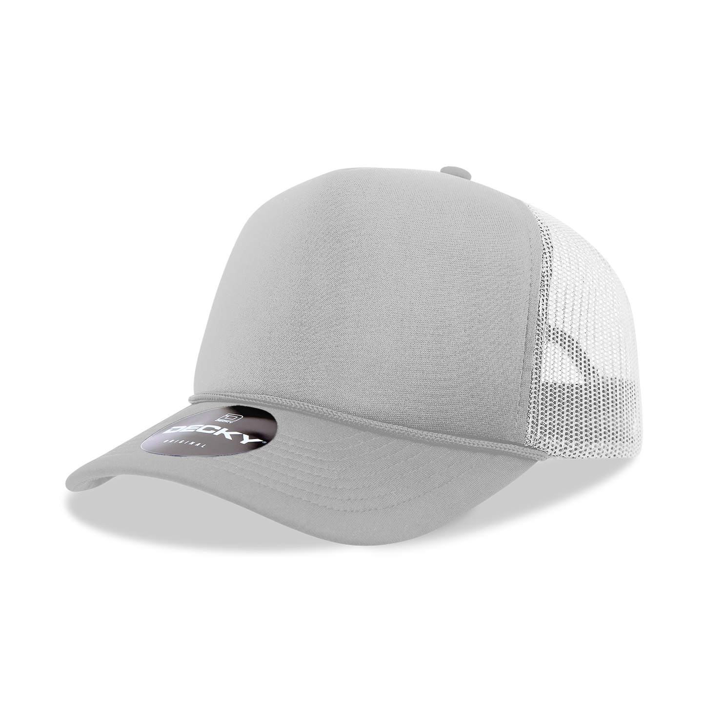 Decky 6025 Trucker Hat - Structured, Curved Brim