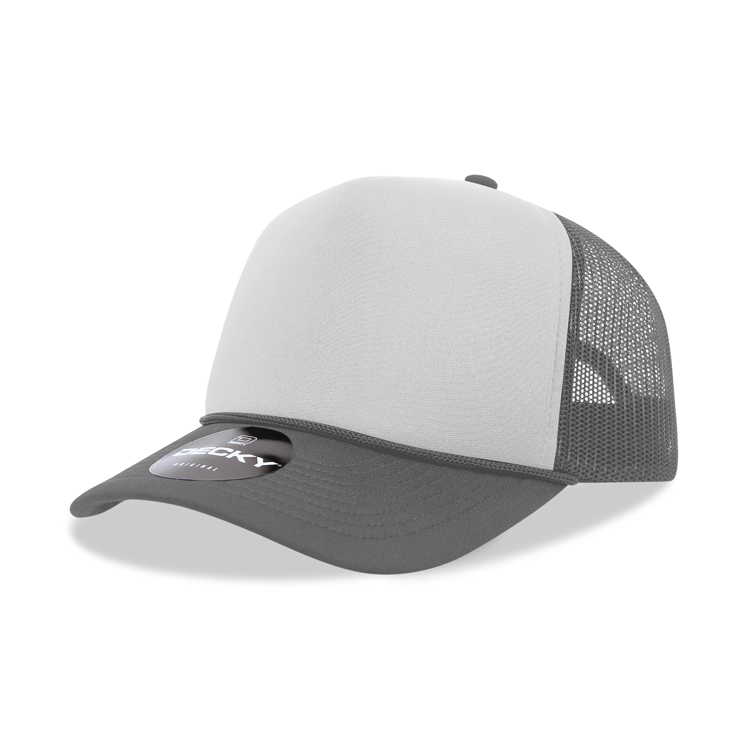 Decky 6025 Trucker Hat - Structured, Curved Brim