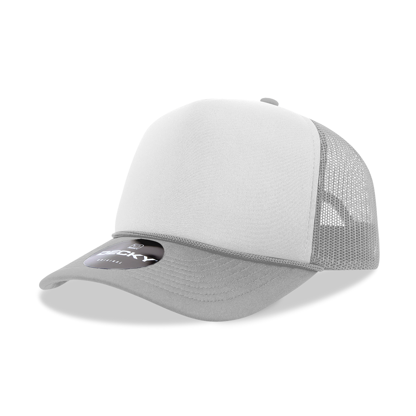 Decky 6025 Trucker Hat - Structured, Curved Brim