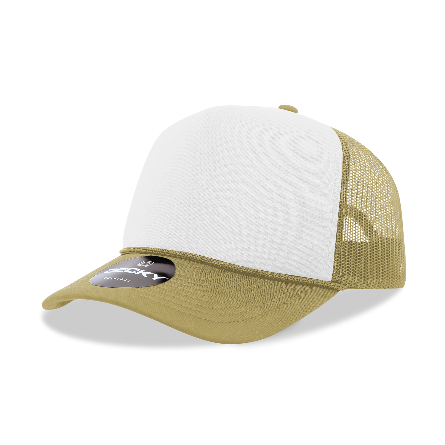 Decky 6025 Trucker Hat - Structured, Curved Brim