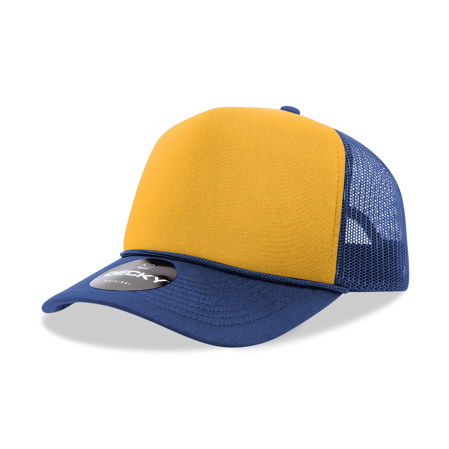 Decky 6025 Trucker Hat - Structured, Curved Brim