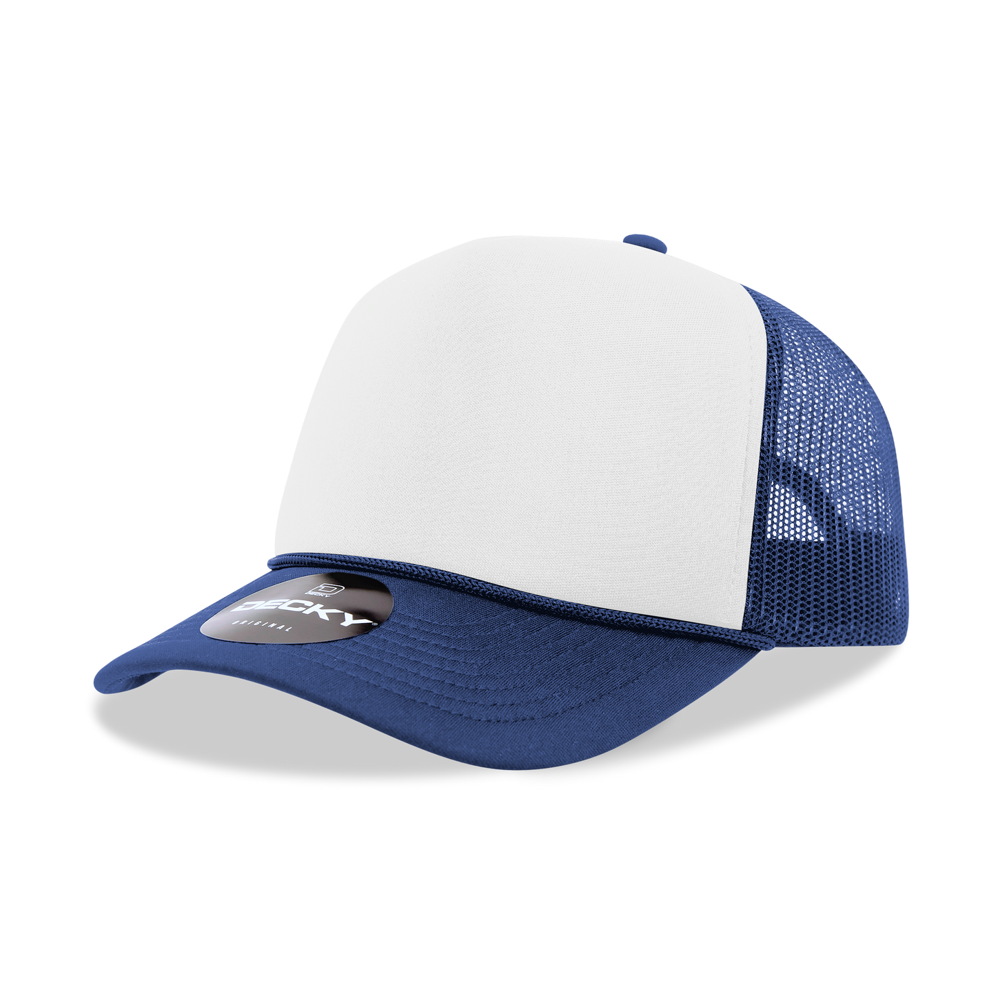 Decky 6025 Trucker Hat - Structured, Curved Brim