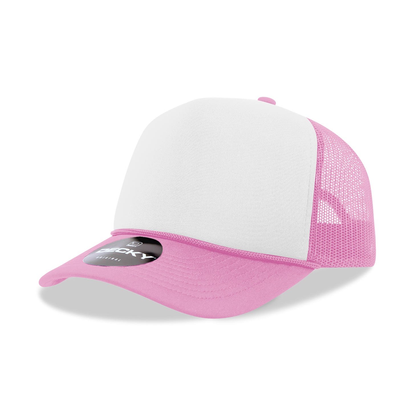 Decky 6025 Trucker Hat - Structured, Curved Brim