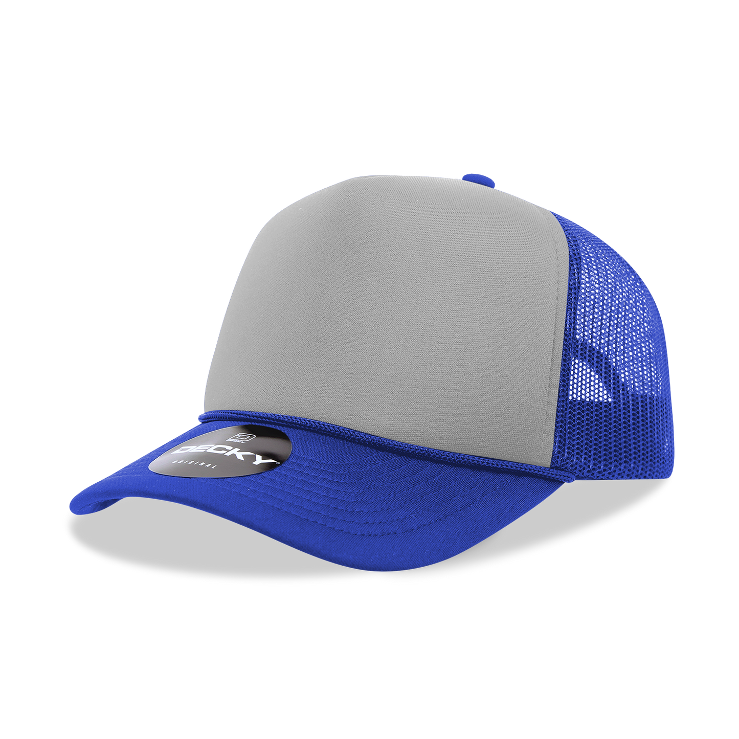 Decky 6025 Trucker Hat - Structured, Curved Brim