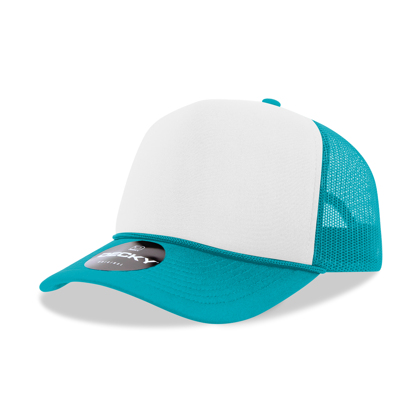 Decky 6025 Trucker Hat - Structured, Curved Brim