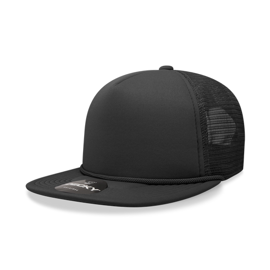 Decky 5 Panel High Profile Structured Foam Trucker
