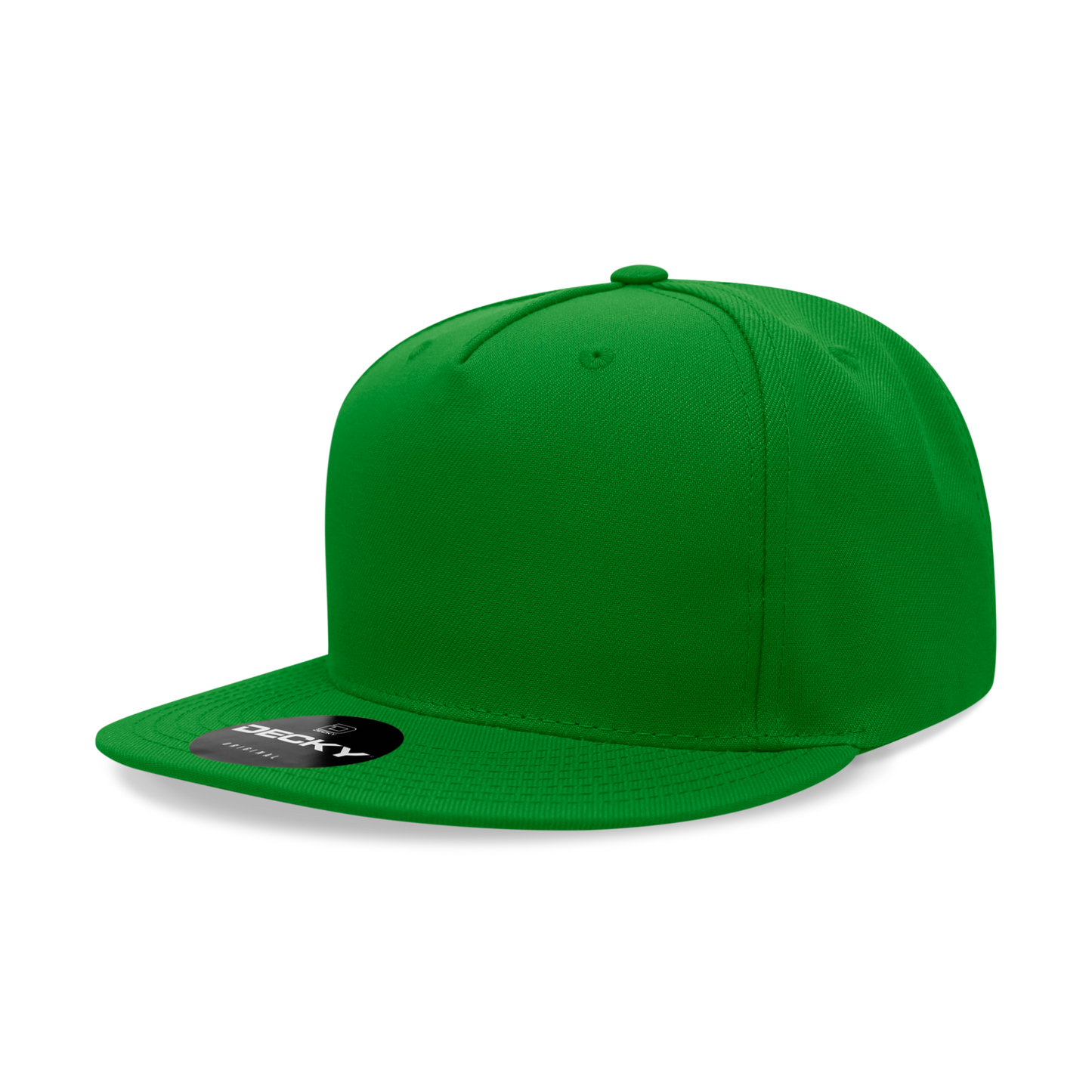 Decky 5 Panel High Profile Structured Polyester Snapback